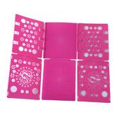 Clothes Folding Board for Men Women, Plastic Laundry Organizer with Dragon Design, T-Shirt Folder Helper for Fast Folding, Rose red