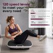 Vibration Machine Plate Full Body Workout Vibrating Exercise Platform Resistance Bands Bluetooth Fitness Equipment for Lymphatic Drainage Weight Loss