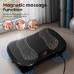 Vibration Platform Machine Plate Bluetooth Gym Fitness Home Exercise Full Body Workout Shake Board 240 Speed Levels for Weight Loss Lymphatic Drainage