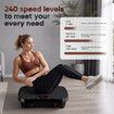 Vibration Platform Machine Plate Bluetooth Gym Fitness Home Exercise Full Body Workout Shake Board 240 Speed Levels for Weight Loss Lymphatic Drainage