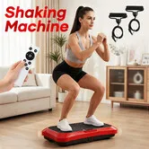 Vibration Platform Machine Plate Shaker Fitness Gym Home Exercise Vibrating Shaking Full Body Workout Stand Shake Board Weight Loss Lymphatic Drainage