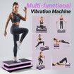 Vibration Plate Machine Fitness Platform Exercise Full Body Workout Vibrating Equipment with Bands Bluetooth for Lymphatic Drainage Weight Loss 150KG