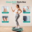 Vibration Machine Plate Full Body Workout Shaker Vibrating Exercise Platform Fitness Equipment Home Gym Shaking Lymphatic Drainage Weight Loss Trainer