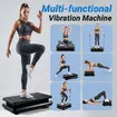 150kg Vertical Vibration Plate Machine Full Body Shaker Exercise Platform with Resistance Bands for Home Fitness Gym Vibrating Shaking Weight Loss