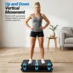 150kg Vertical Vibration Plate Machine Full Body Shaker Exercise Platform with Resistance Bands for Home Fitness Gym Vibrating Shaking Weight Loss