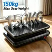 150kg Vertical Vibration Plate Machine Full Body Shaker Exercise Platform with Resistance Bands for Home Fitness Gym Vibrating Shaking Weight Loss