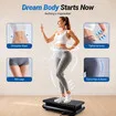 150kg Vertical Vibration Plate Machine Full Body Shaker Exercise Platform with Resistance Bands for Home Fitness Gym Vibrating Shaking Weight Loss