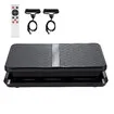 150kg Vertical Vibration Plate Machine Full Body Shaker Exercise Platform with Resistance Bands for Home Fitness Gym Vibrating Shaking Weight Loss