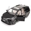 1:24 Compatible for Sienna MPV Car Model, Pull Back Diecast Toy Car with Sounds and Lights for Kids Boys Girls and Men Women, Black