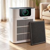 Devanti Pet Air Purifier H12 HEPA Filter Cleaner Replacement Filter White