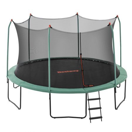 Bestway 14ft Trampoline Kids Rebounder Safety Net Enclosure Outdoor Fitness 4.27m for Ages 6+