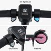 Electric Scooter 180W 18KM/H Adjustable Portable Foldable Height Riding Commuter Teens Adults
