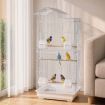 i.Pet 100cm Bird Cage Aviary Parrot Budgie White
