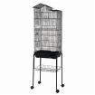 i.Pet 158cm Bird Cage Aviary Parrot Budgie Stand Wheels Black