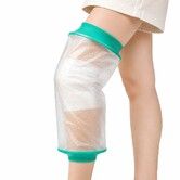 Knee Cast Cover for Shower, Reusable Knee Shower Protector for Knee Replacement Surgery Cast and Wound