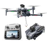 8K HD GPS Drone, Profesional 5G WiFi FPV Brushless Motor 360 Degree Obstacle Avoidance RC Drone Quadcopter Boy Gift, Dual Battery