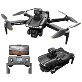 8K HD Brushlesss Drone with Camera for Men Women, with Laser Obstacle Avoidance, GPS, Aerial Photography, 4 Propellers,2 Batteries