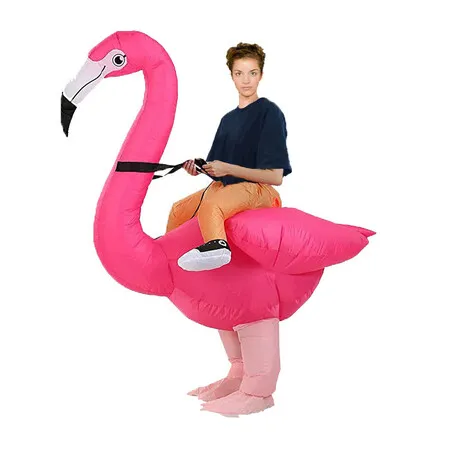 150-190cm Inflatable Ostrich Costume Funny Animal Costume Riding Ostrich Suit Halloween Carnival Mardi Gras Bachelor Party Cosplay Themed Party