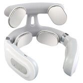 Neck Device, Neck Massager with Heat, 2.0 Upgraded Pulse Technology, 6 Modes 16 Levels for Relaxation, Portable, Lightweight for Home Use