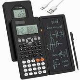 Scientific Calculators,Solar Calculator with Alarm Clock,417 Functions and Type-C Rechargeable,Ideal for Middle High School Students and Teachers