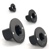 4 Piece Low Profile Impact Socket Adapter Set 1/4 To 3/8 3/8 To 1/2 1/2 To 3/4 3/4 To 1 Inch Drive Reducer Kit For Impact Wrenches And Ratchets