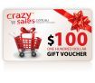 Crazy Sales $100 Gift Voucher