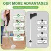 32 Inch Extendable Spider Catcher, Stainless Steel Long Handle Contact Free Insect Catcher, Humane Pest Removal Tool for Indoor & Outdoor Use