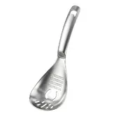Multifunctional 5 in 1 Cooking Spoon, 18/8 304 Stainless Steel Kitchen Tool for Potato Masher, Egg Separator, Bottle Opener and Mixing Stirrer