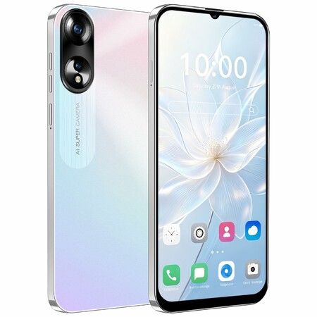 Unlocked 4G Smart Phone,6.3 Inch Screen,2GB RAM + 16GB ROM,4500mAh Long-Lasting Battery,8MP + 16MP Dual Camera,Face Unlock Dual SIM