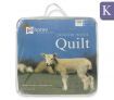 Living At Home 500gsm Wool Quilt with Cotton Japara Cover - King