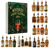 Whisky 2026  Christmas Advent Calendar Blind Box Countdown  2D Acrylic Christmas Tree ornaments Surprise Figures Holiday Decoration