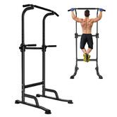 Power Tower Pull Up Bar Dip Station Adjustable Multi-Function Strength Training Workout Rack Home Gym Exercise Fitness Equipment 200kg Max Steel