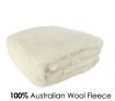 Nature's Force Deluxe Woolen Magnetic Underblanket 100% Australian Wool Fleece - Queen