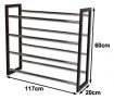 Casa Mia Steel Extendable Shoe Rack 4 Level