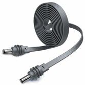 Starlink Mini Flat DC Power Cable 10M 18AWG Fits Through Window Gaps, Ultra-Slim Anti-Pinch Waterproof Replacement Cord for Window Door Passthrough