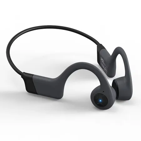 Bone Conduction Headphones, Open-Ear Bluetooth 5.4 Sport Headphones with Mic, Waterproof Wireless Earphones for Running Cycling Gym Workouts