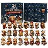 24 Days of 3D Highland Cow Magic Advent Calendar 2026 Christmas