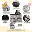 Dog Basket for Bike Rear Rack Pet Carrier Bicycle Bag with Bracket Padded Seat Cargo Crate Outdoor Christmas Travel Gifts 50x34x45cm Grey