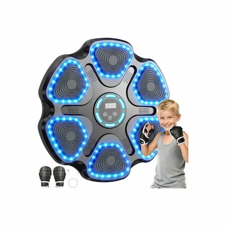 Smarts Music Boxing Machine for Kids Smart Boxing Target with 11 Modes,9 Speeds,Bluetooth Music