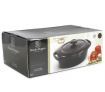 Stanley Rogers 4.0L 28cm Oval Enamelled Cast Iron Casserole Black