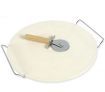 Stanley Rogers 3 Piece Pizza Set with Pizza Cooking Stone / Cutting Wheel & Server