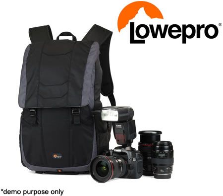Lowepro Versapack 200 AW Camera Bag Storage Backpack - Black