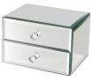 Handcrafted Mirrored Jewellery Box with 2 Drawers - SL10491