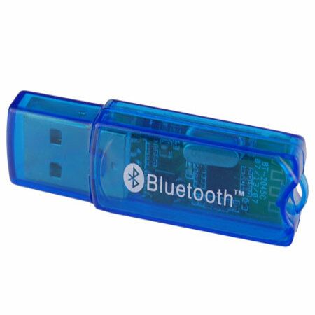 High Speed Dongle Wireless 100Meter 2.4GHz USB2.0 Bluetooth Adapter - Blue