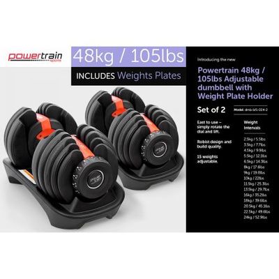 Powertrain discount adjustable dumbbell