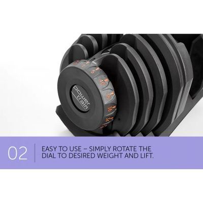 80kg powertrain home discount gym adjustable dumbbell set