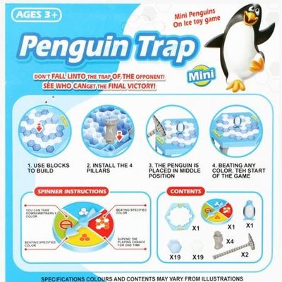 Funny Penguin Trap Board Game Dont Break The Ice Game Toys