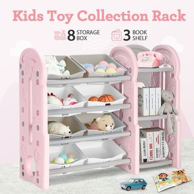 Bins Things Pink Toy Storage Organizer & Display Case (14.5x2.9x11in), 2.99  H 14.92 L 11.06 W - Ralphs