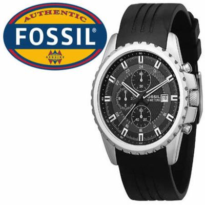 Fossil watch rubber discount band