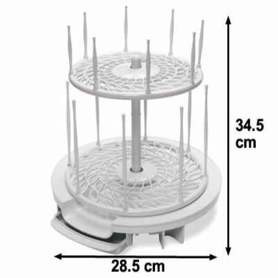 The First Years Spinning Drying Rack, White